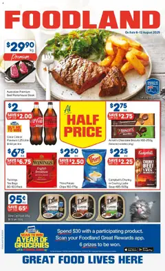 Foodland catalogue preview - valid from 06/08/2025