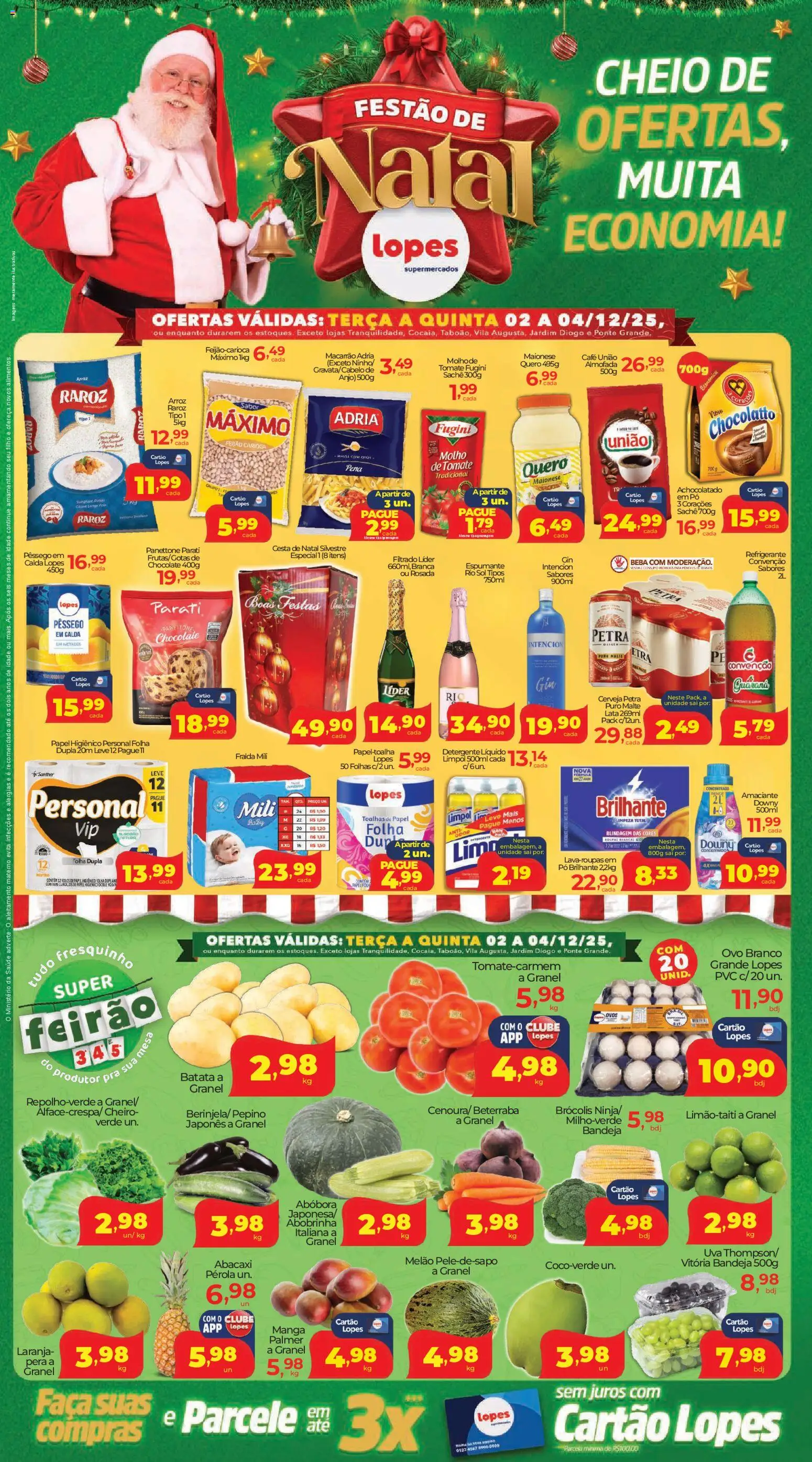 Lopes Supermercados - Ofertas da semana - página 1- válido a partir de 02/12/2025
