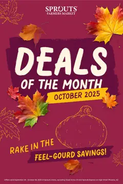 Preview Sprouts Monthly Ad valid from 09/24/2025