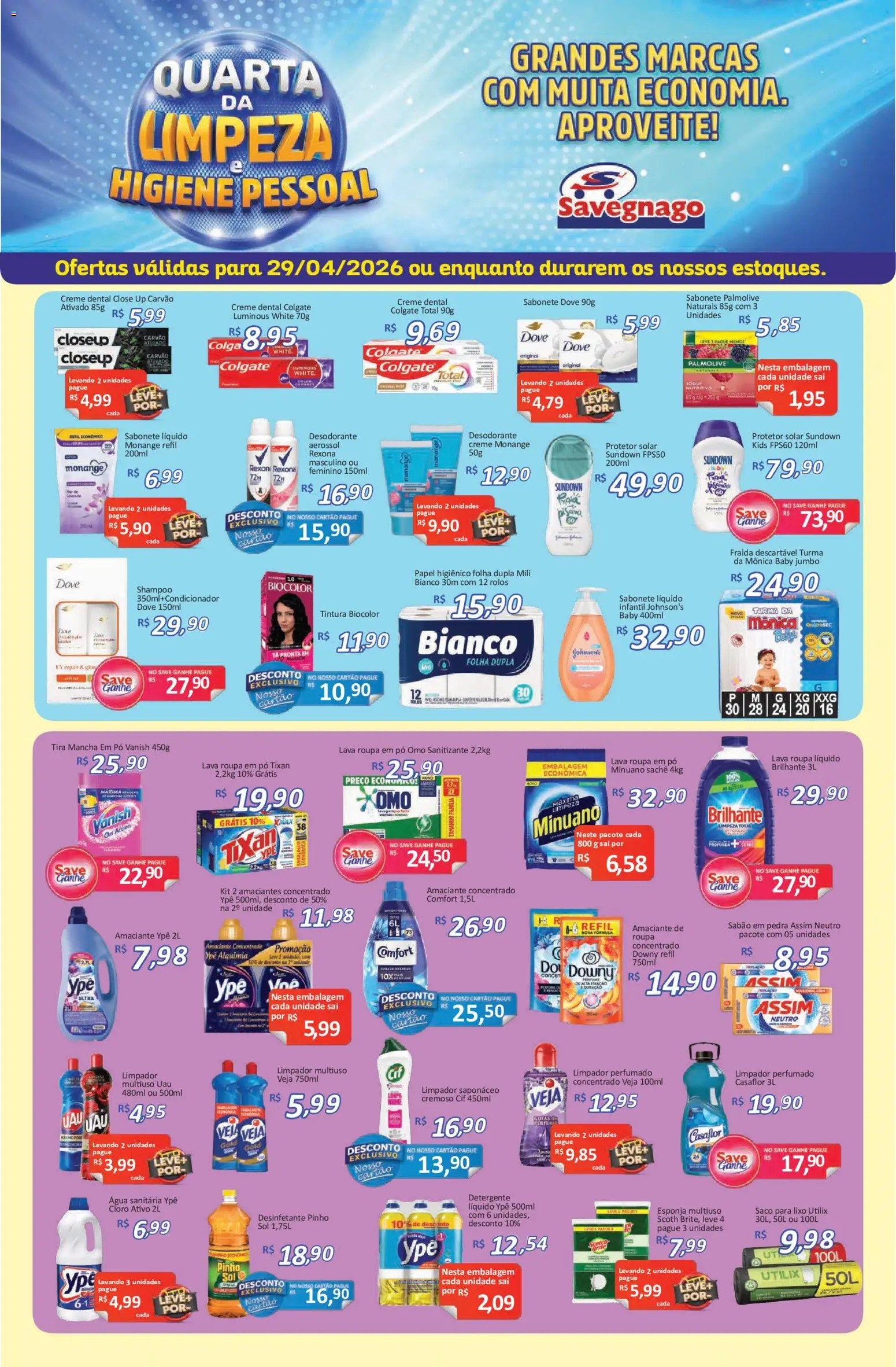 Savegnago - Ofertas da semana - página 1- válido a partir de 29/04/2026
