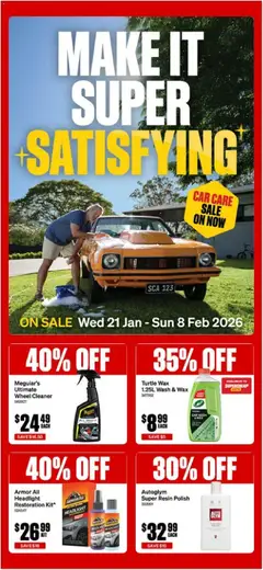 Supercheap Auto catalogue preview - valid from 21/01/2026