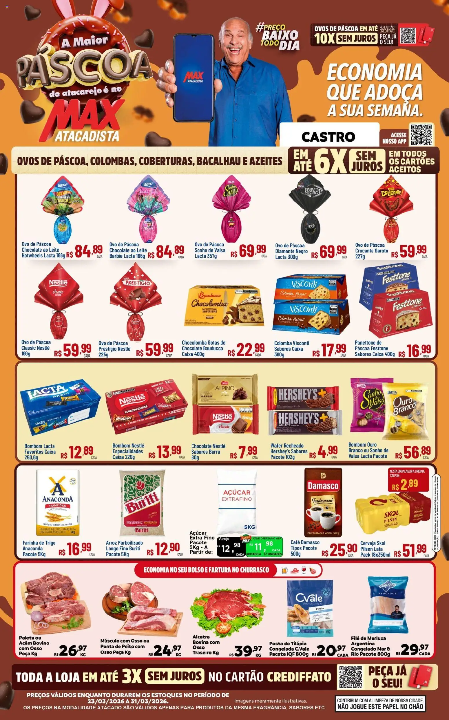 Max Atacadista ofertas Páscoa - página 1- válido a partir de 23/03/2026
