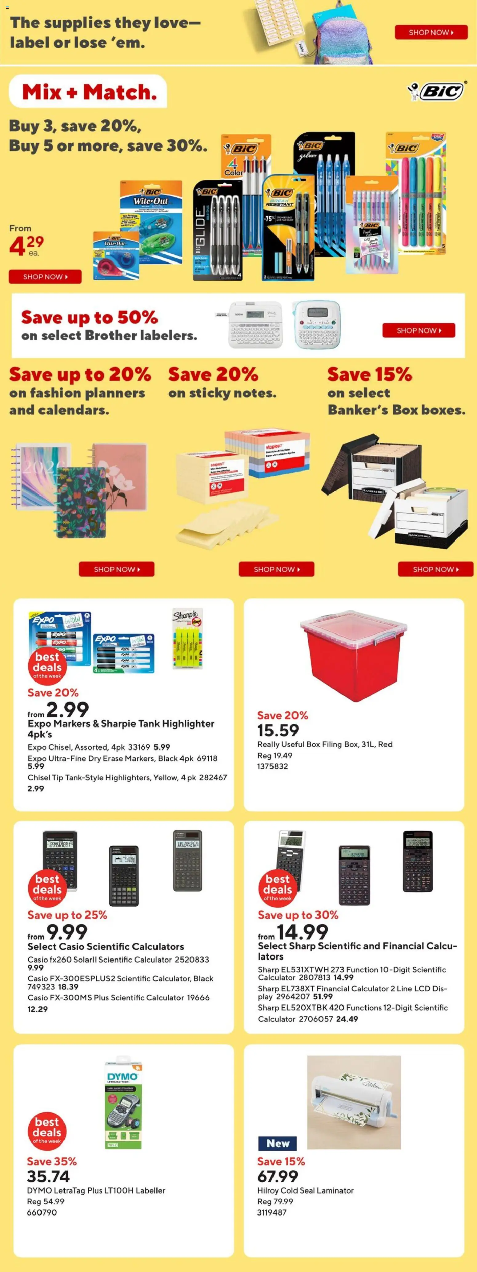 Staples weekly flyer / circulaire - page 5- valid from Jan 9, 2026