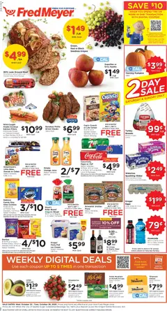 Preview Fred Meyer Weekly Ad valid from 10/22/2025