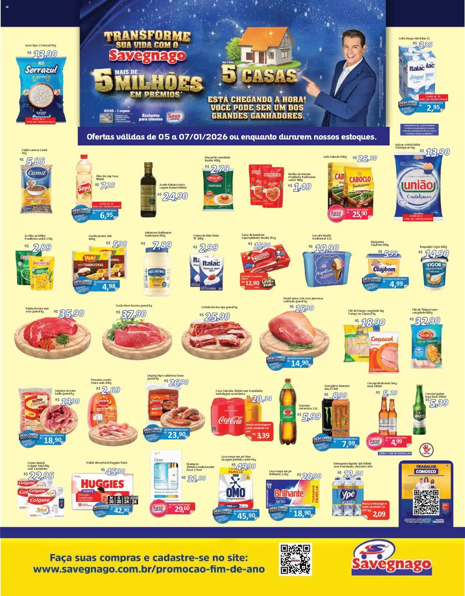 Savegnago - Ofertas da semana - página 1- válido a partir de 05/01/2026
