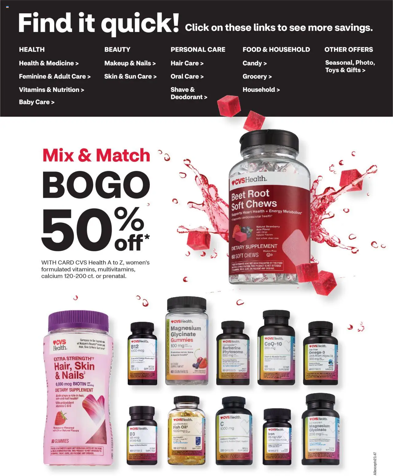 CVS Pharmacy Weekly Ad - NY - page 5- valid from 07/20/2025