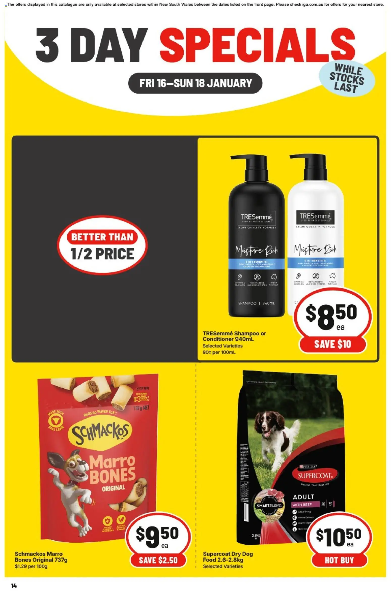 IGA - 3 Day Specials NSW - page 4- valid from 16/01/2026