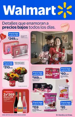 Walmart catálogo Detalles que enamoran a precios bajos válido desde 14/01/2026