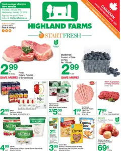 Preview Highland Farms weekly flyer / circulaire valid from Jan 8, 2026
