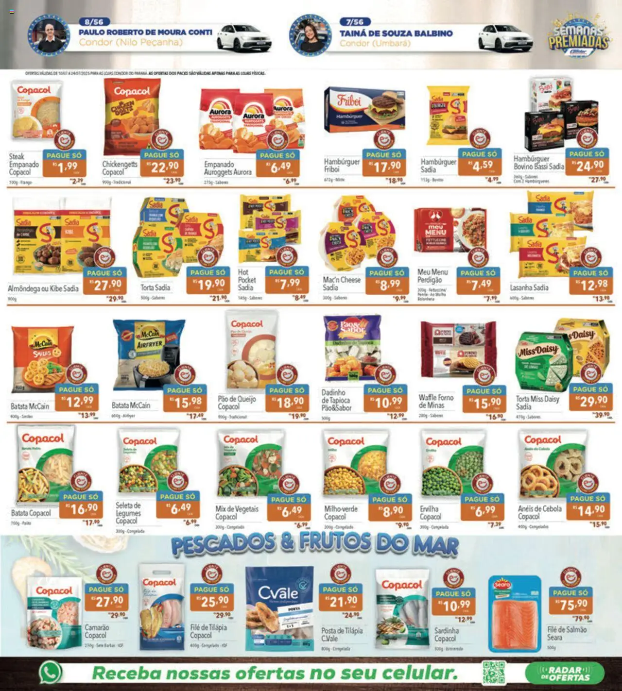 Supermercados Condor - Ofertas da semana - página 17- válido a partir de 10/07/2025
