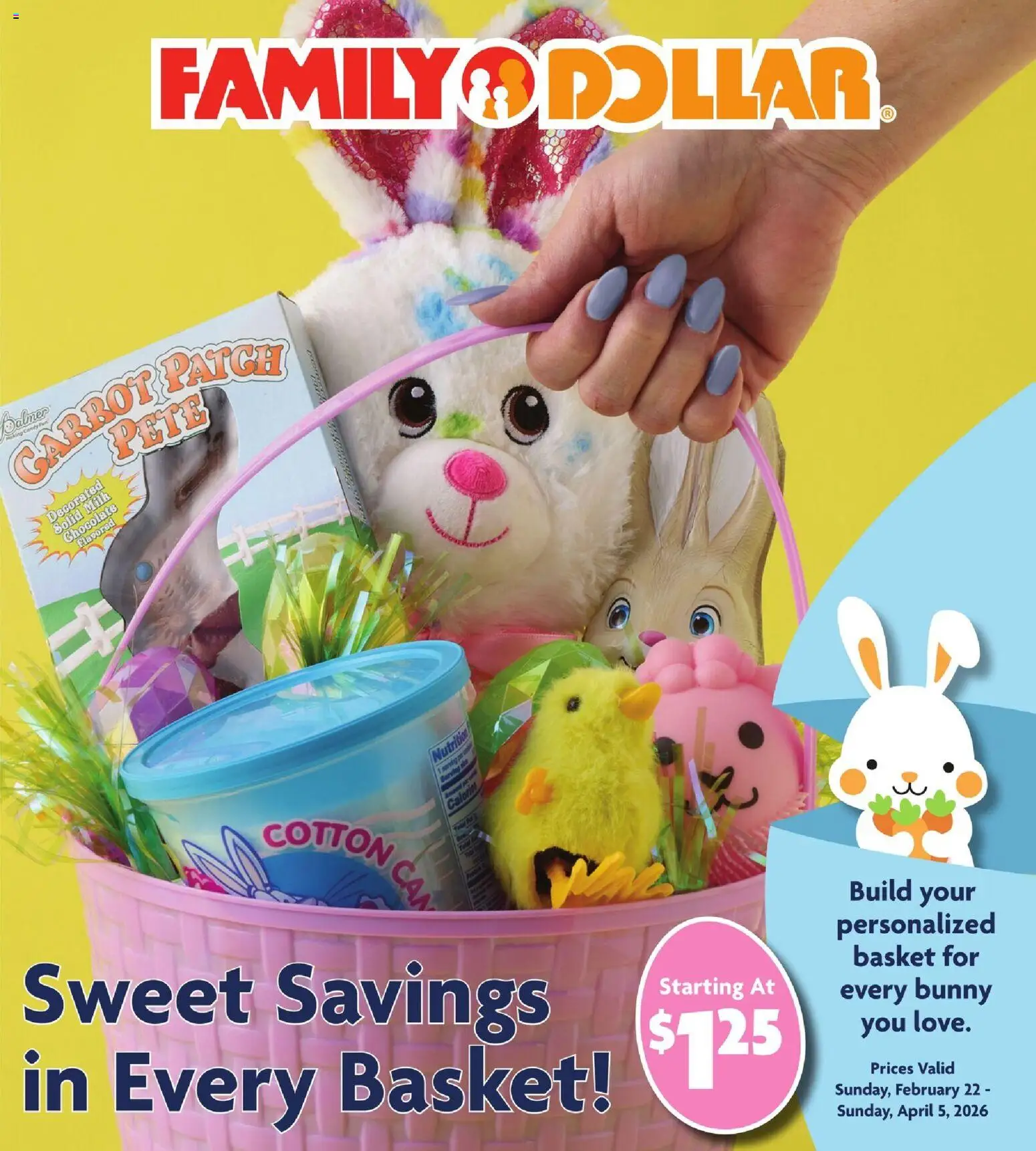 Family Dollar Easter Book - page 1- valid from 02/22/2026