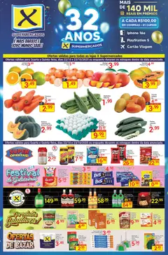 Pré-visualização X Supermercados - Ofertas da semana  válida a partir de 22/10/2025
