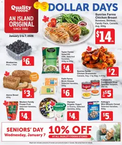 Preview Quality Foods weekly flyer / circulaire valid from Jan 1, 2026