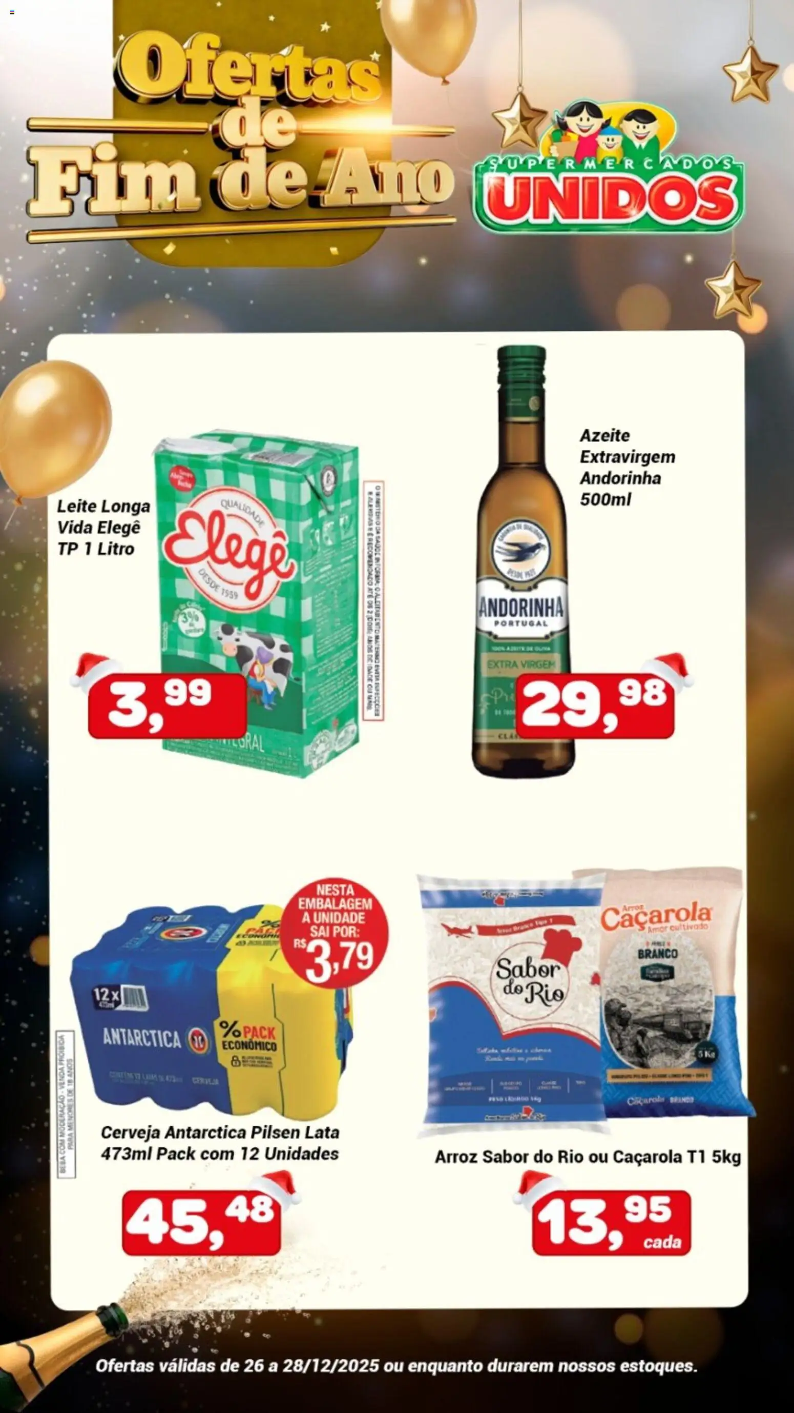 Supermercados Unidos - Ofertas da semana - página 1- válido a partir de 26/12/2025
