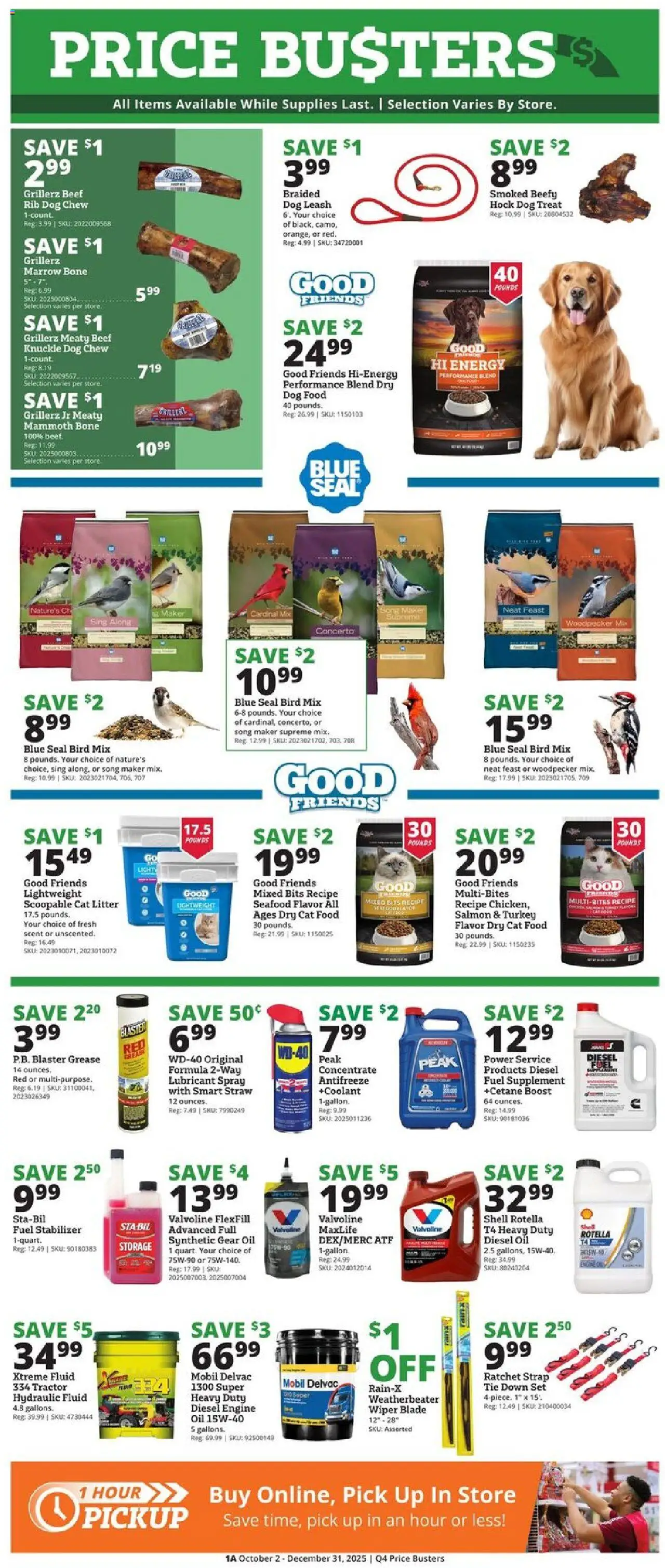 Rural King Price Busters - page 1- valid from 10/02/2025