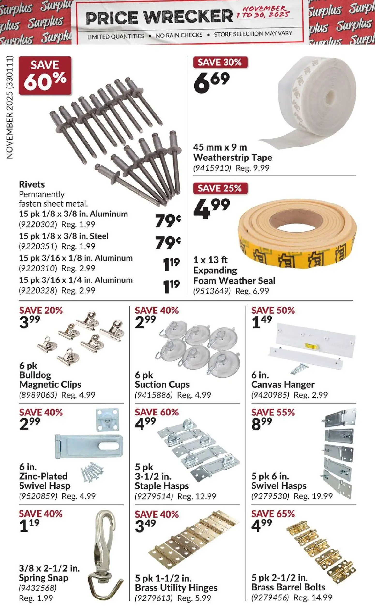 Princess Auto - Price Wrecker - page 8- valid from Nov 1, 2025