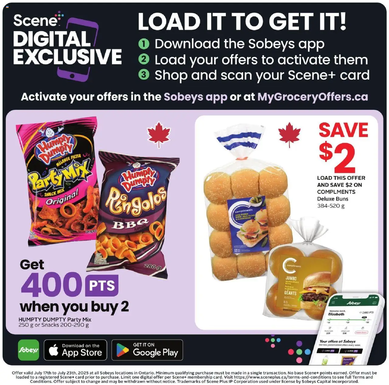 Sobeys weekly flyer / circulaire - page 5- valid from Jul 17, 2025