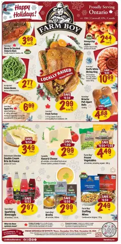 Preview Farm Boy weekly flyer / circulaire valid from Dec 18, 2025