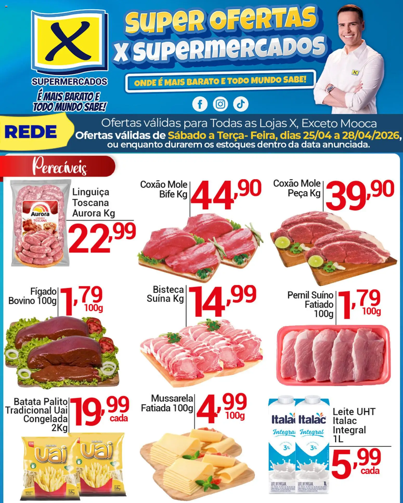 X Supermercados - Ofertas da semana - página 1- válido a partir de 25/04/2026
