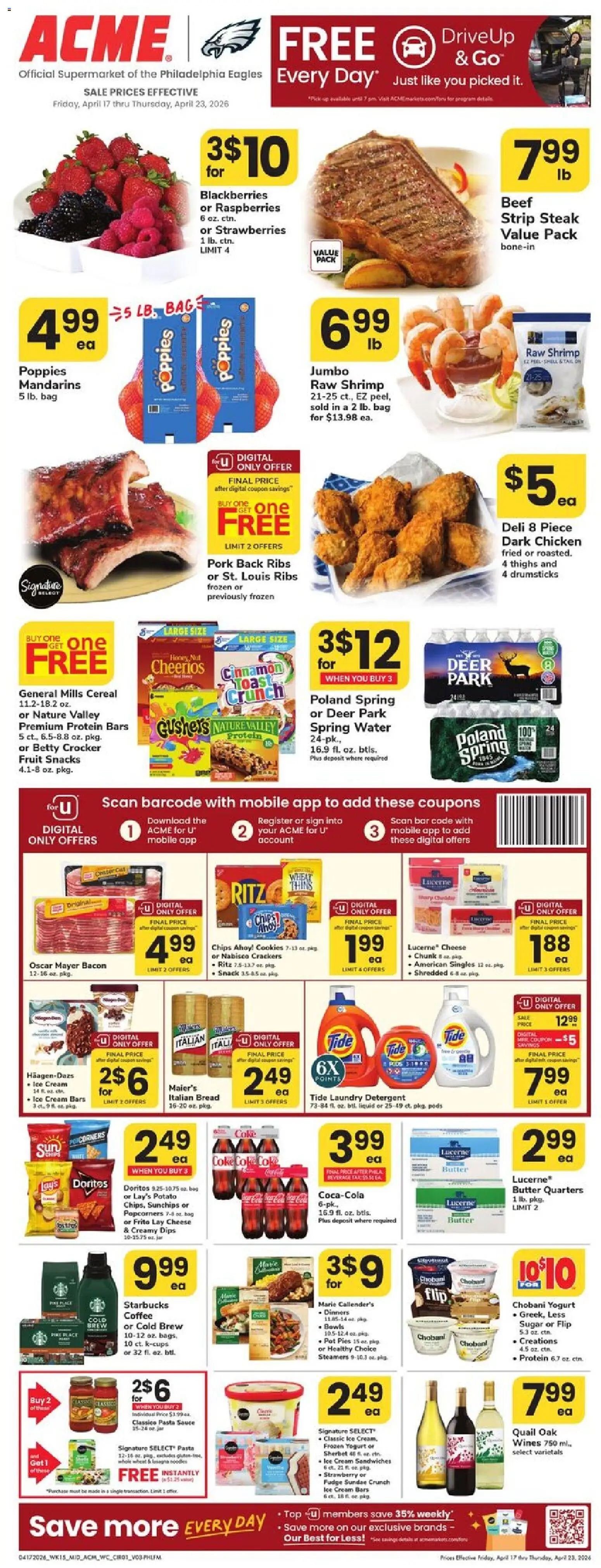 Acme Weekly Ad - page 1- valid from 04/17/2026