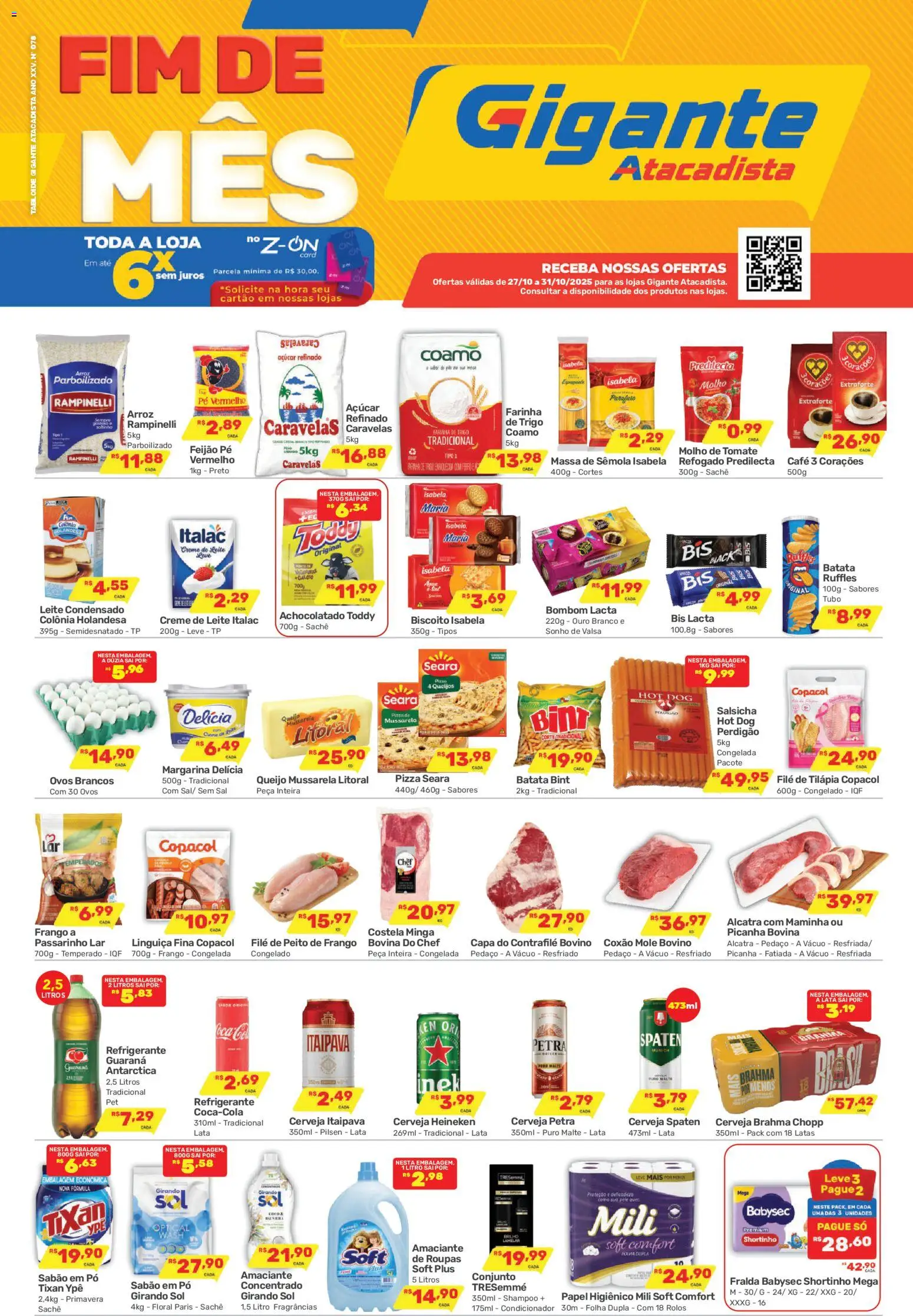 Gigante Atacadista - Ofertas da semana - página 1- válido a partir de 27/10/2025
