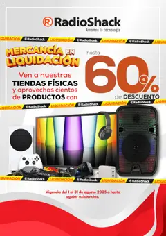Radio Shack - Catálogo válido desde 01/08/2025