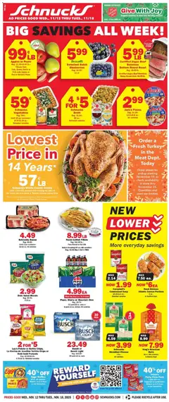 Preview Schnucks Weekly Print Ad - MO valid from 11/12/2025