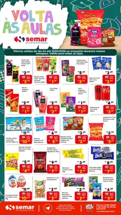 Pré-visualização Semar Supermercado - Ofertas Voltas às Aulas II válida a partir de 04/02/2026