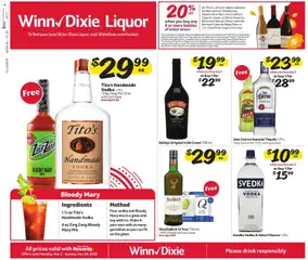 Preview Winn Dixie Alcohol Flyer valid from 11/03/2025