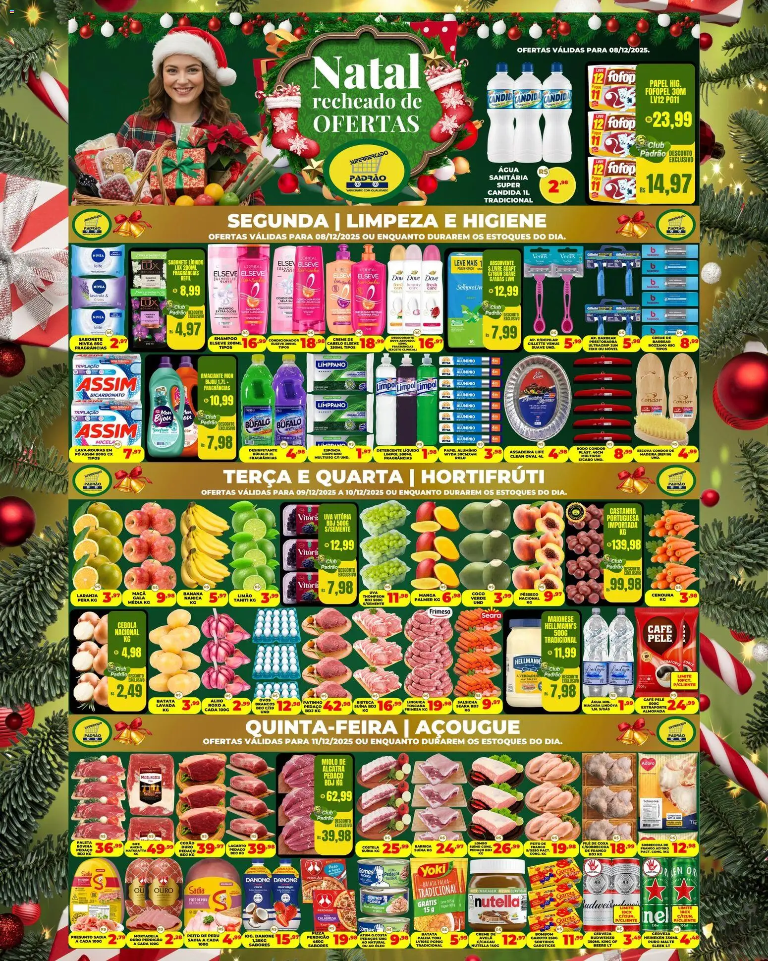 Supermercado Padrão - Ofertas do Açougue - página 1- válido a partir de 08/12/2025
