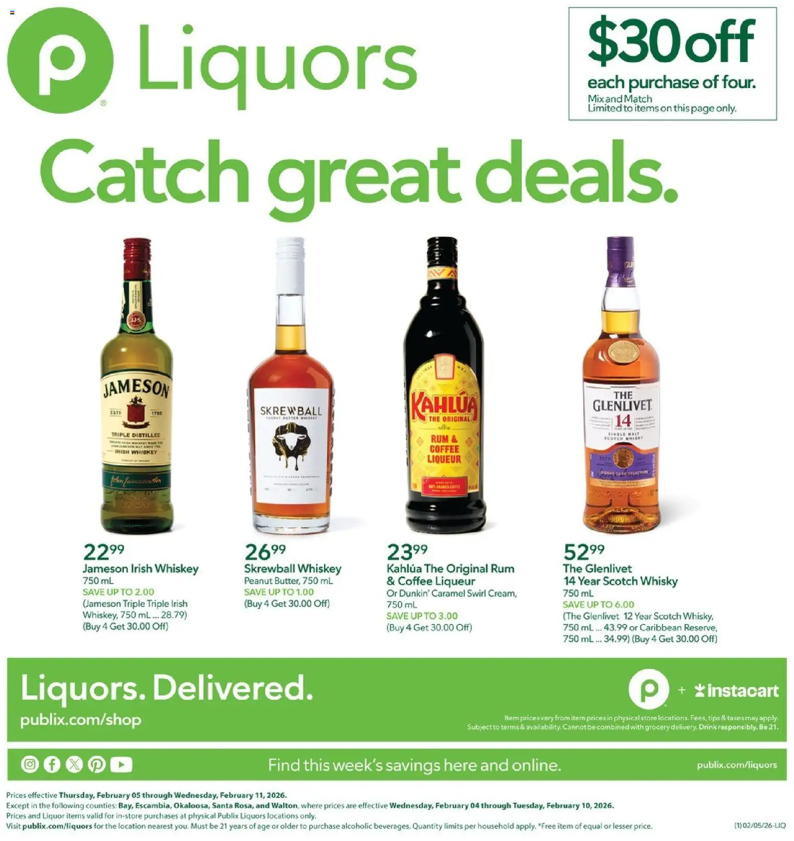 Publix Liquor - page 1- valid from 02/05/2026