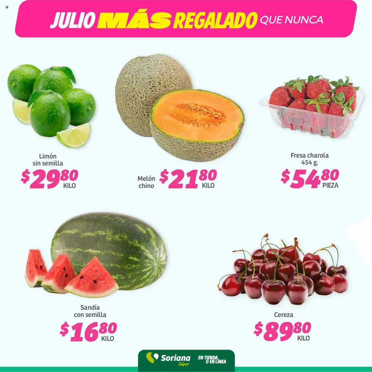 Soriana - Fin de Semana Súper: Ags, Nay, Jal, Qro, Col, Mich, Gto, Hgo, Tlax, Mor, Pue, Gro, Oax, Edo. de Mex, Valle de México, Za - página 2- válido desde 18/07/2025