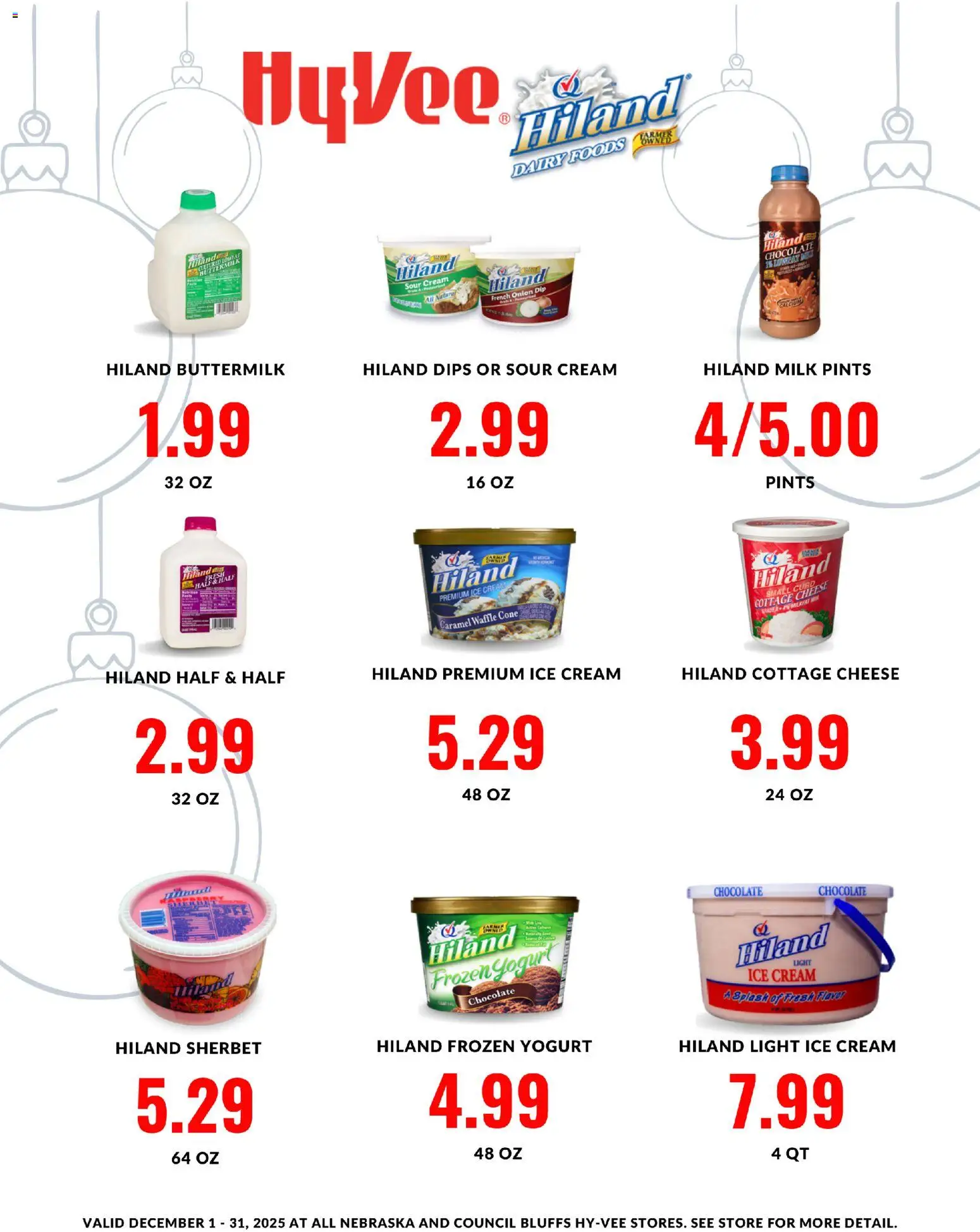 HyVee Hiland Monthlong - page 1- valid from 12/01/2025