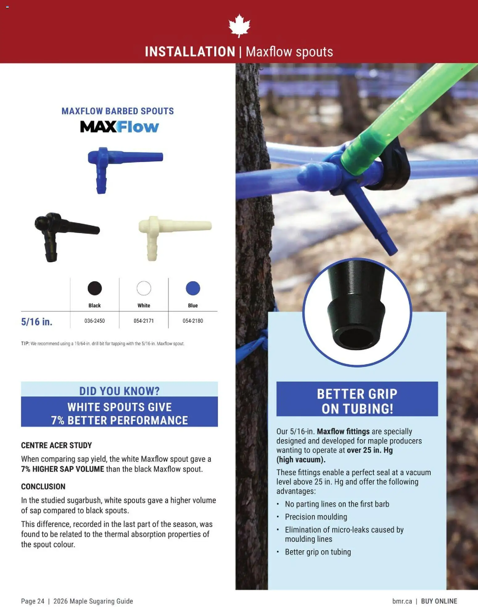 BMR - Agrizone Maple Sugaring Guide - page 24- valid from Jan 1, 2026