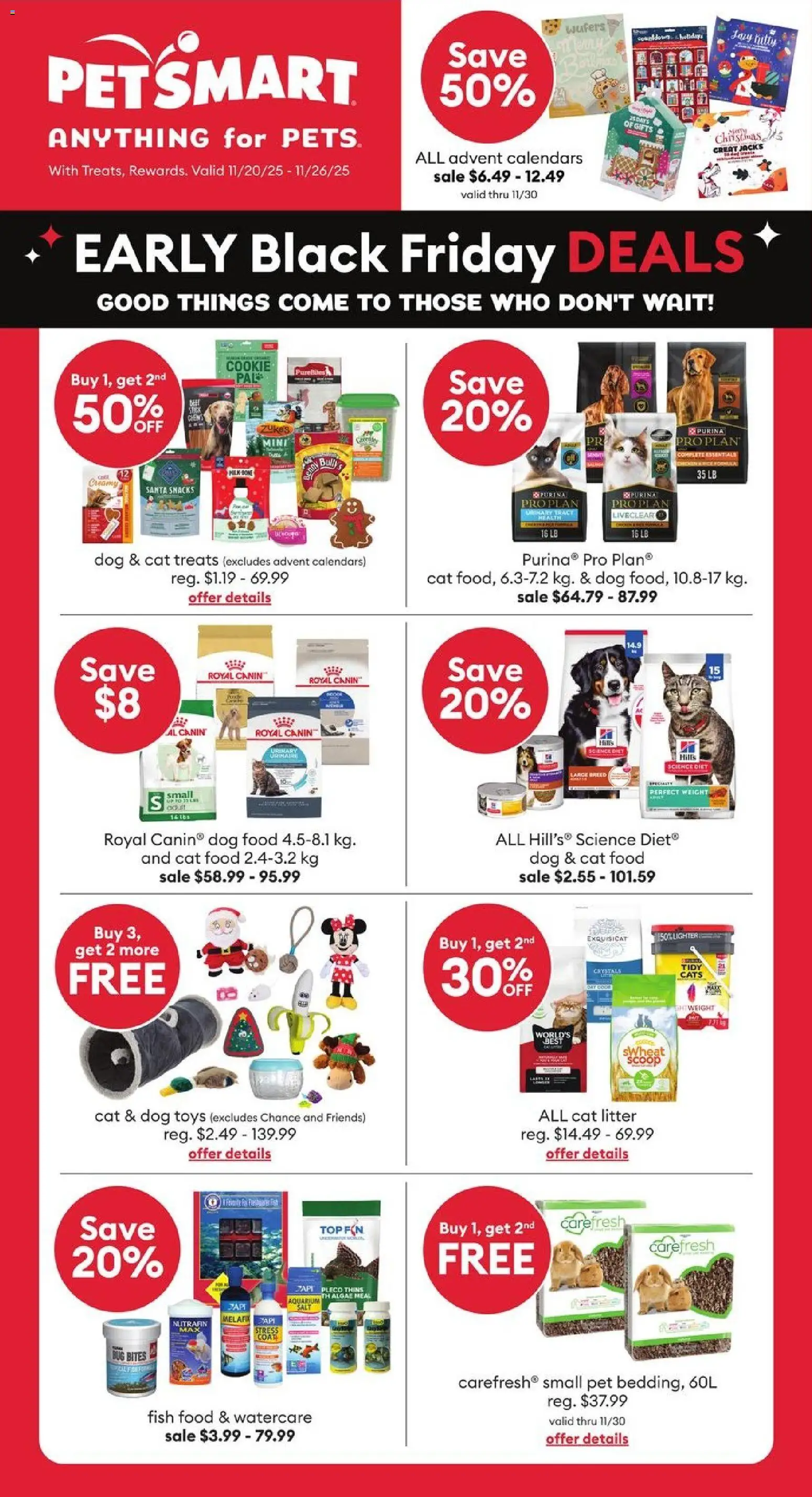 Petsmart - Black Friday  - page 1- valid from Nov 20, 2025