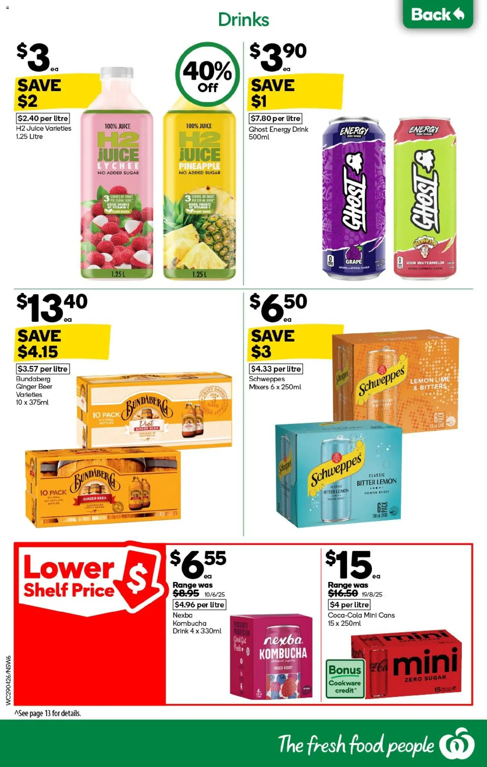 Woolworths catalogue  - page 6- valid from 29/04/2026