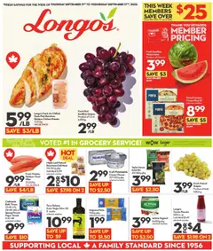 Preview Longo's weekly flyer / circulaire valid from Sep 11, 2025