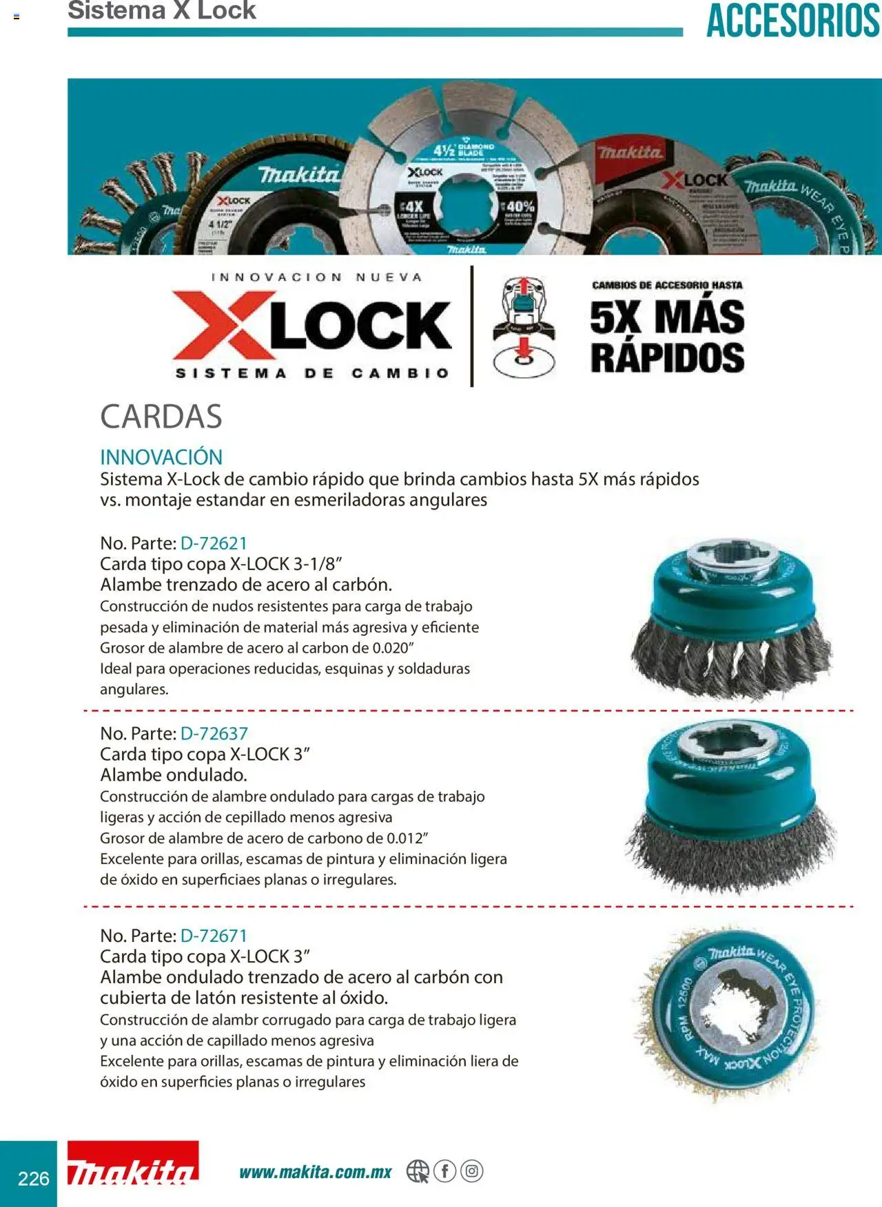 Makita catálogo Accesorios - página 226- válido desde 08/07/2024
