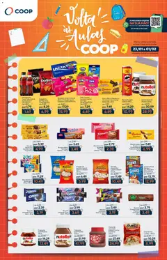 Pré-visualização Coop - Ofertas Voltas às Aulas válida a partir de 23/01/2026