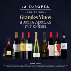 La Europea catálogo Grandes Vinos válido desde 22/12/2025