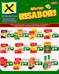 Pré-visualização X Supermercados - Ofertas Kisabor válida a partir de 18/10/2025