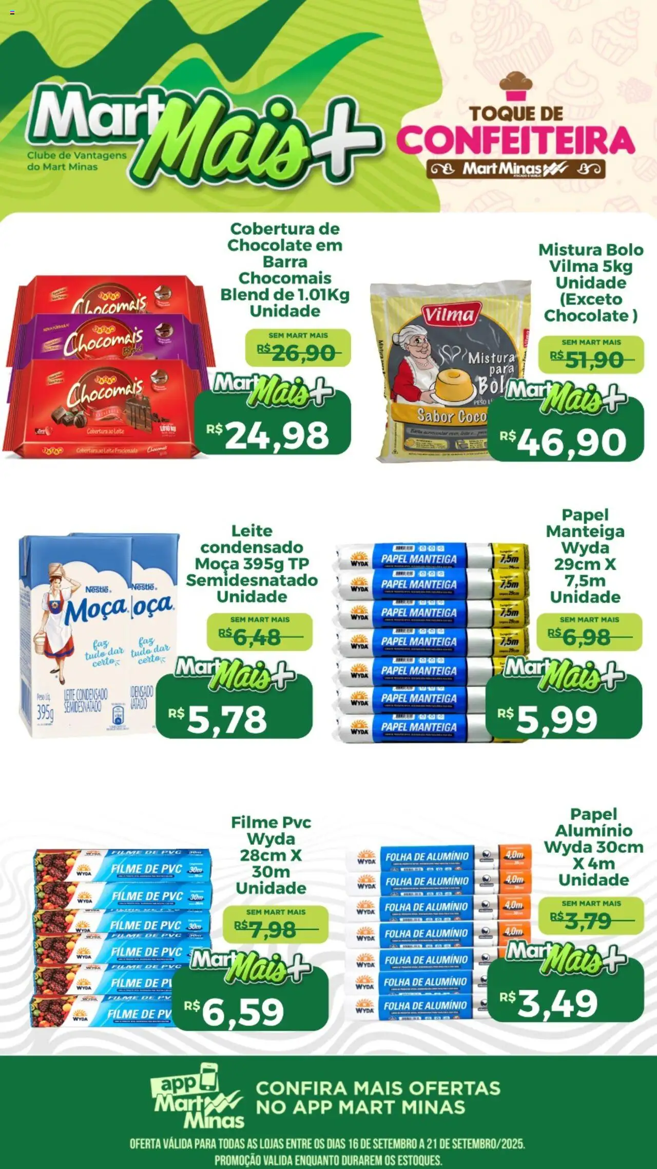 Mart Minas - Ofertas de confeitaria - página 1- válido a partir de 16/09/2025
