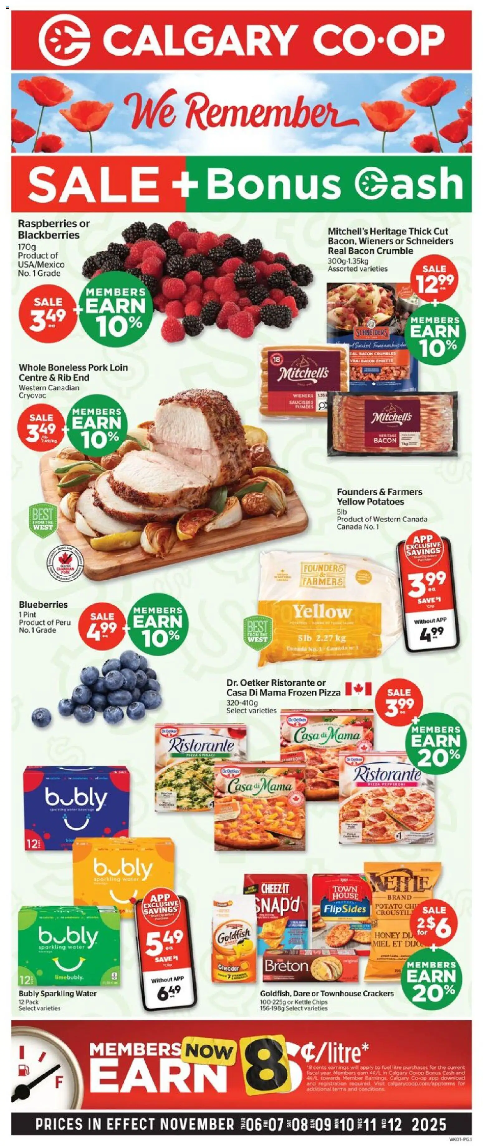 Calgary Co-op weekly flyer / circulaire - page 1- valid from Nov 6, 2025