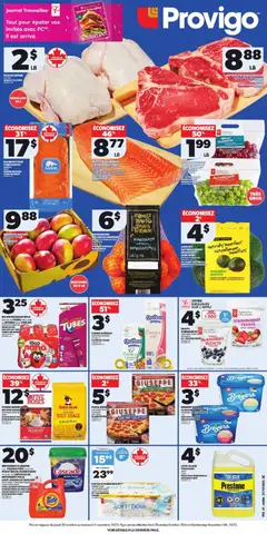 Preview Provigo weekly flyer / circulaire valid from Oct 30, 2025