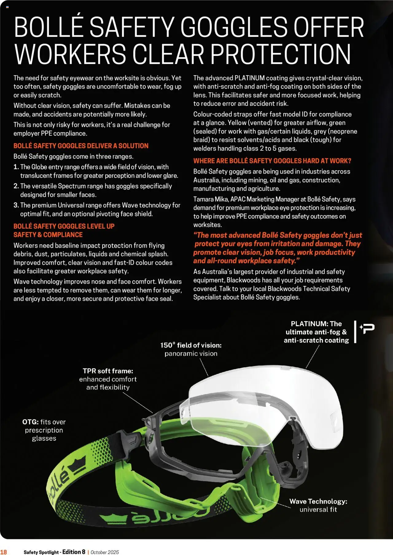 Black Woods Safety Spotlight Magazine - page 18- valid from 07/10/2025