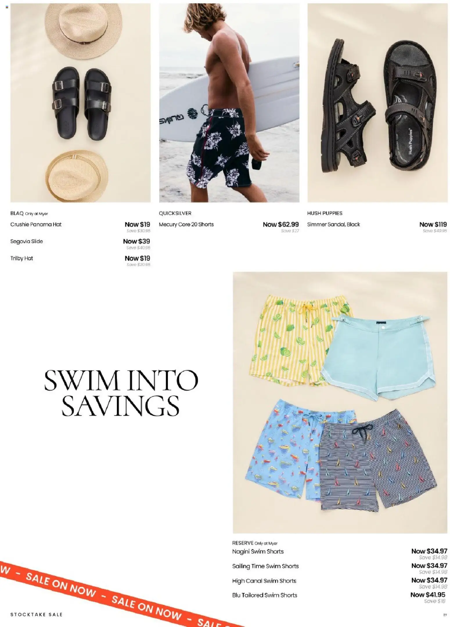 Myer - Stocktake Sale - page 19- valid from 05/01/2026