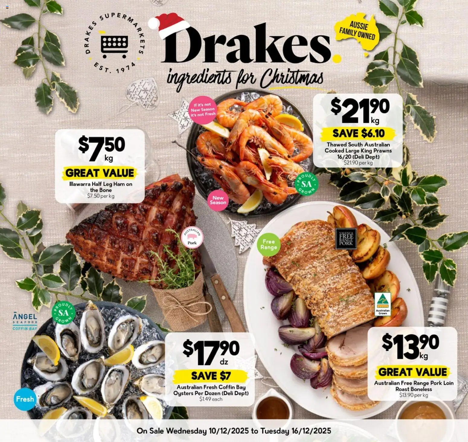 Drakes Catalogue SA - page 1- valid from 10/12/2025