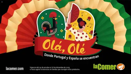 La Comer folleto Olá, Olé válido desde 29/10/2025