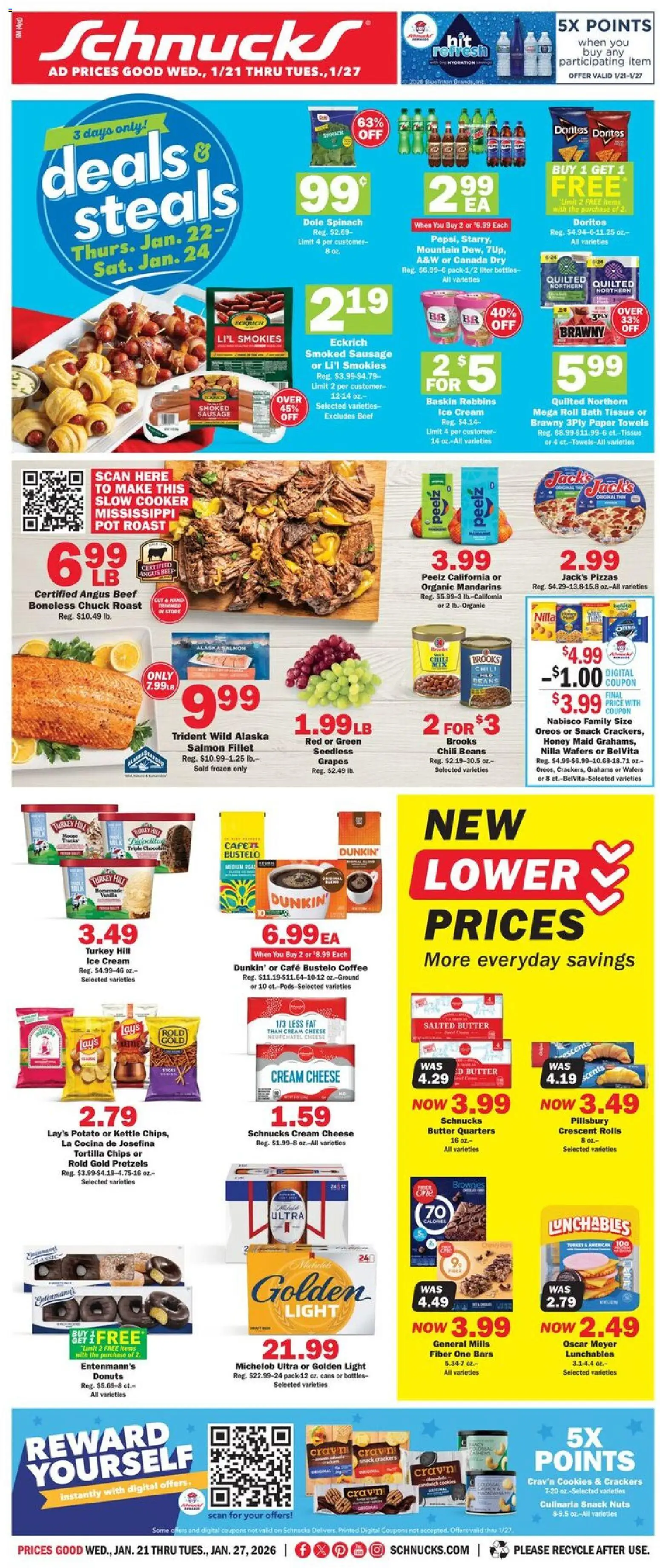 Schnucks Weekly Print Ad - MO - page 1- valid from 01/21/2026