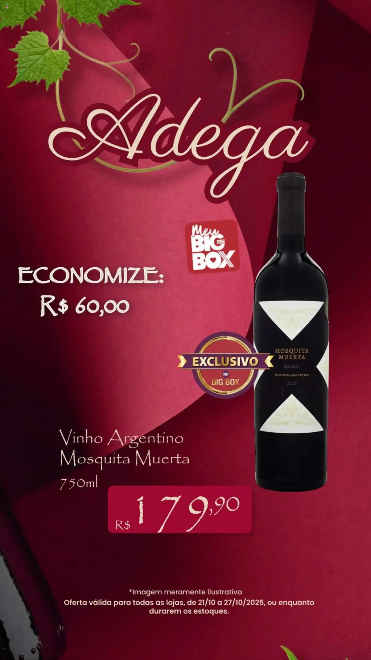 Big Box - Ofertas Adega - página 1- válido a partir de 21/10/2025
